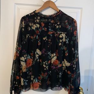 Wilfred pull on flowery shirt